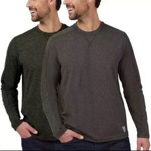 2-pack Rugged Elements Men's 2-Pack Sueded Long Sleeve Tee, S…